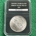 1885 Morgan Silver Dollar - PCS Genuine Uncirculated - 90% Silver - Nice Coin!