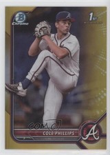 2022 Bowman Draft Chrome Gold Refractor 16/50 Cole Phillips #BDC-90 0c6