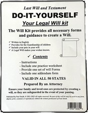 Do-It-Yourself Will Kit