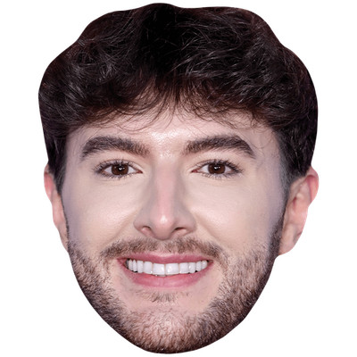 Mark Ferris (Lächeln) Großer Kopf. Größer als das Leben Maske.