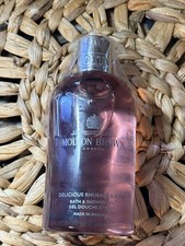 Molton Brown Bath & Shower Gel/ DELICIOUS RHUBARB & ROSE/10 Oz/New