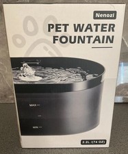 Pet Water Fountain 2.2L Automatic Dog Cat Drinking Fountain with Filtered Water