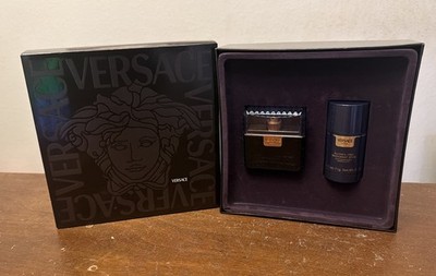 VERSACE MAN ''Purple'' 1.7oz EDT 75ml Deodorant Stick NEW GIFT SET