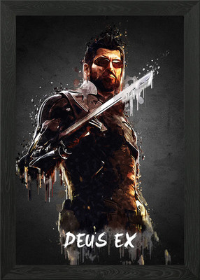 Deus Ex gerahmtes Wandbild Poster Leinwanddruck Bild