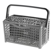 for AEG Dishwasher Cutlery Basket 7 Compartment Utensil Holder Cage Rack Grey