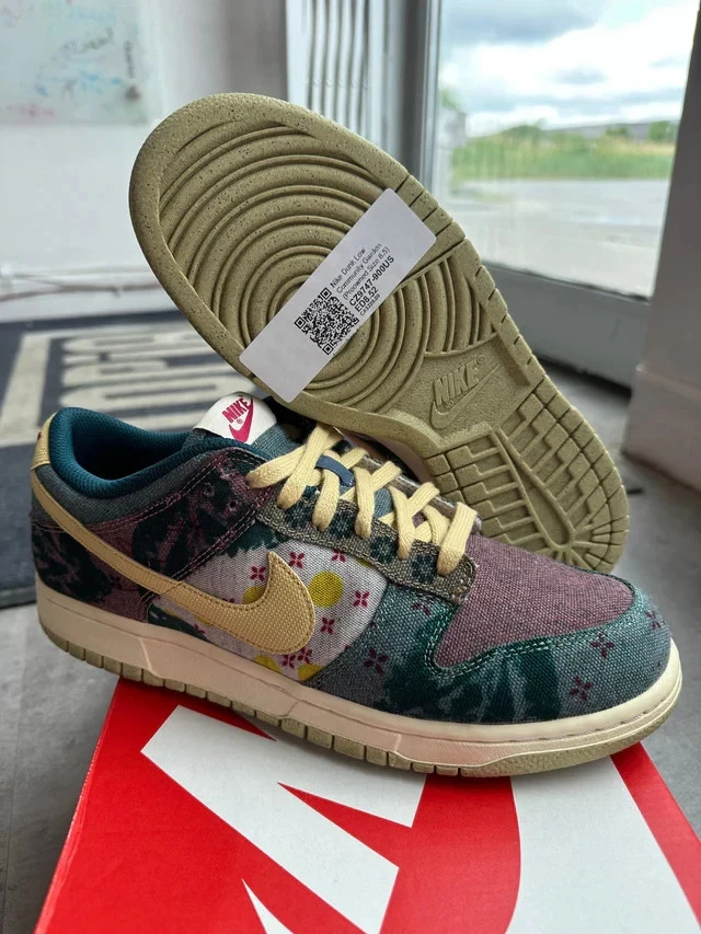 Nike Dunk Low Community Garden for Sale | Authenticity Guaranteed