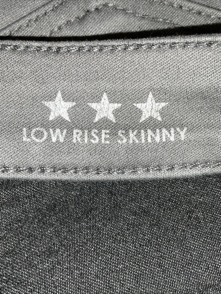 Женские узкие джинсы Celebrity розовые с заниженной талией 3 цвета серые - Изображение 4 из 4