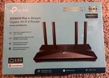 TP-Link Archer AX3000 Pro Dual-Band Wi-Fi 6 Gigabit Router Black