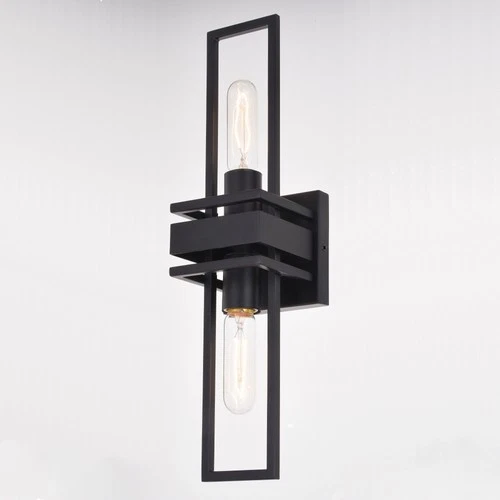 Vaxcel Lighting W0346 Marquis 2 Light 19" Tall Wall Sconce - Black - Picture 8 of 11