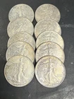 Half Roll Of 10 Higher Grade Walking Liberty Half Dollars Assorted Dates
