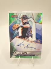 2025 Bowman's Best Jace Jung RC Auto Green Refractor /99 B25-JJU Tigers