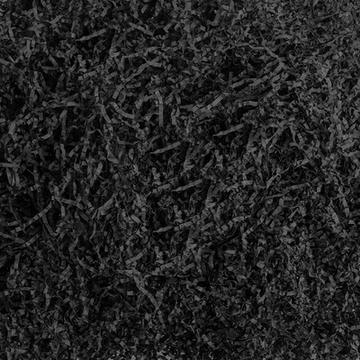 2 LB Black Crinkle Paper Filler Shredded Confetti Gift Basket Box Stuffing