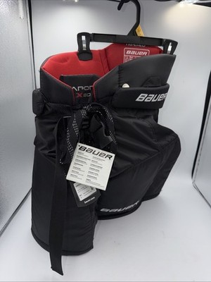 Bauer Vapor Hyperlite Pants Jr Small Black Foam Nylon Thermo Core X80