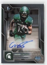 Chrishon McCray 2025 Bowman University Chrome Autograph #BCA-CMC Spartans