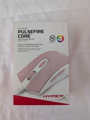 HyperX Pulsefire Core RGB Gaming Mouse Pink/White (639P1AA) *New*
