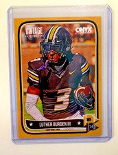2024 Onyx Vintage #/150 Luther Burden III Color Match Yellow
