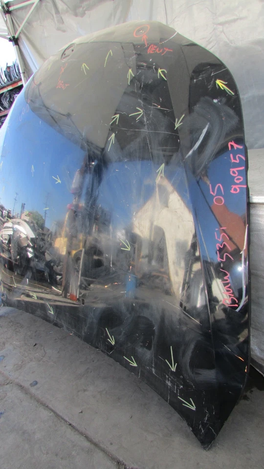 2004 2005 2006 2007 2008 2009 2010 BMW 5 SERIES 528i 535i 550i HOOD BONNET OEM - Image 2 of 4