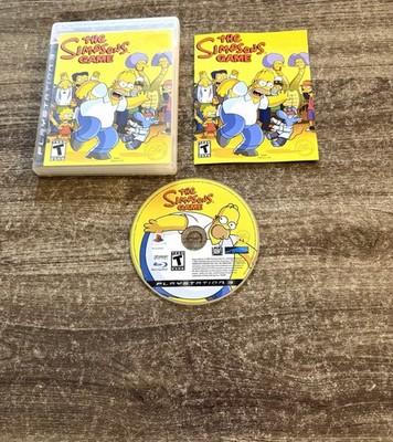 The Simpsons Game (Sony PlayStation 3, 2007) COMPLETE! Tested & Working!