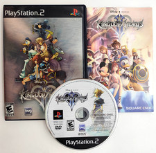 Kingdom Hearts II (Sony PlayStation 2 PS2, 2006) COMPLETE CIB Tested & Cleaned!