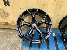 19" RS6 F BLACK Style ALLOY WHEELS X4 CUPRA Fits : AUDI A3 TT /VW GOLF CADDY