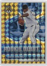 2021 Panini Mosaic Rookie Debut Gold Mosaic Prizm 7/10 Sixto Sanchez #RD6 3hd