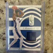 2023-24 Panini National Treasures #NM-JOE Joel Embiid NBA Materials Patch /99