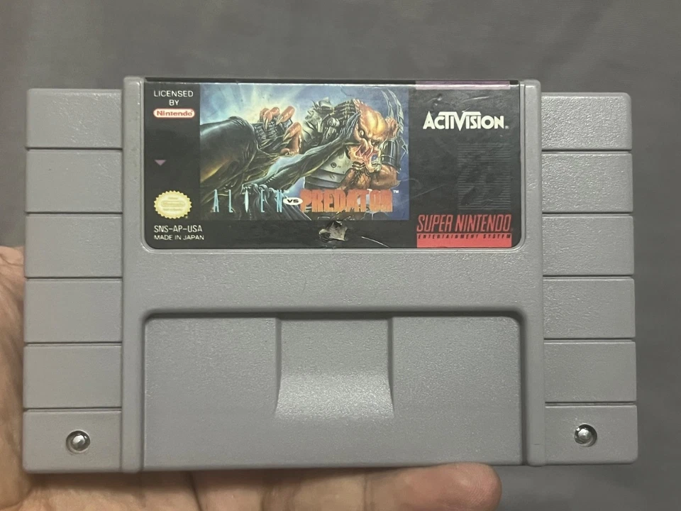 Aliens Vs. Predator (SNES) Authentic-Tested- Good Condition-USA Version - Image 3 of 4