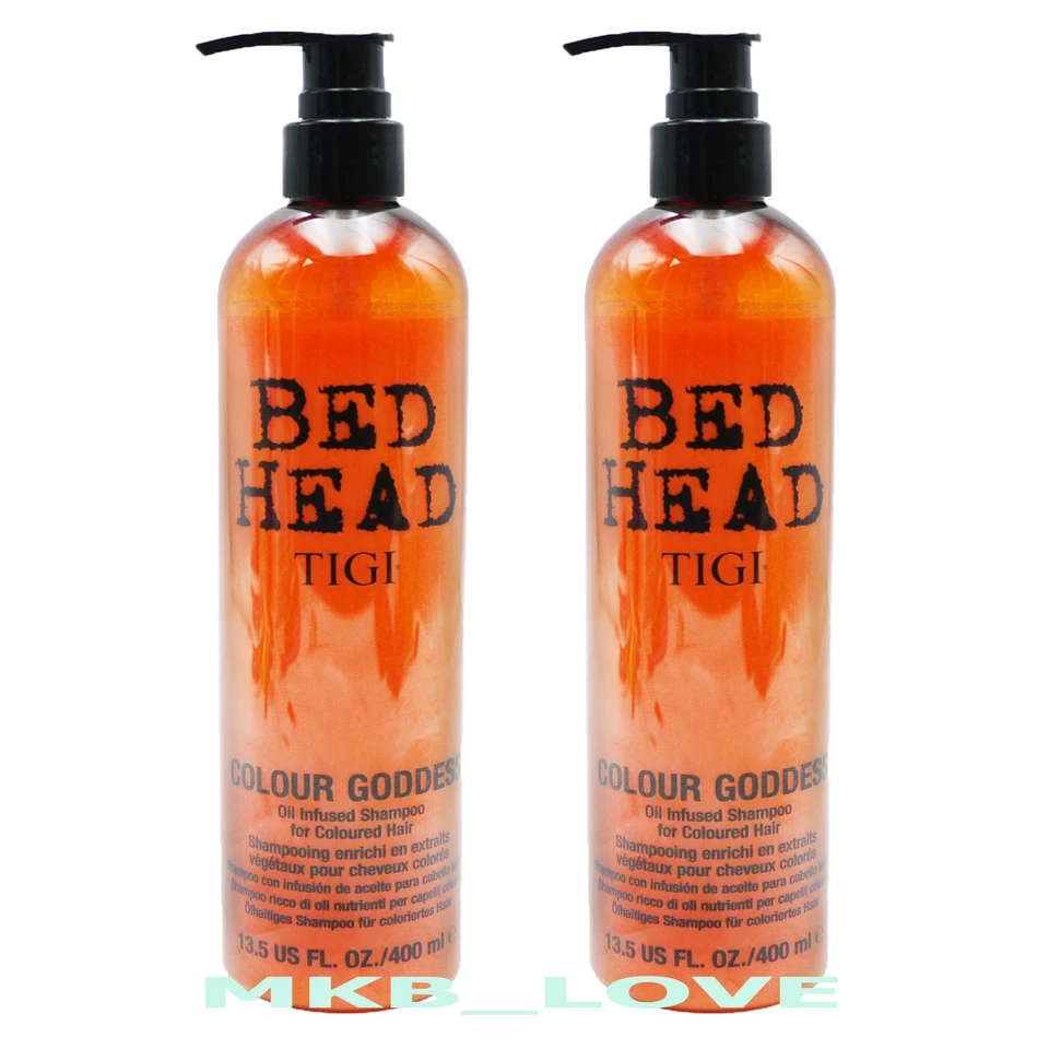 Bed Head by TIGI Colour Goddess Oil Infused Shampoo for Coloured Hair, 400ml