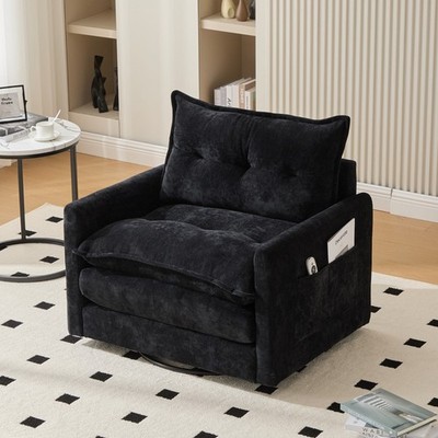 36'' Wide Oversized Swivel Accent Armchair Single Sofa for Living Room Bedroom