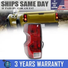 For Chevrolet Colorado 2023 2024 2025 Tail Lights Halogen Driver Left Tail Lamps