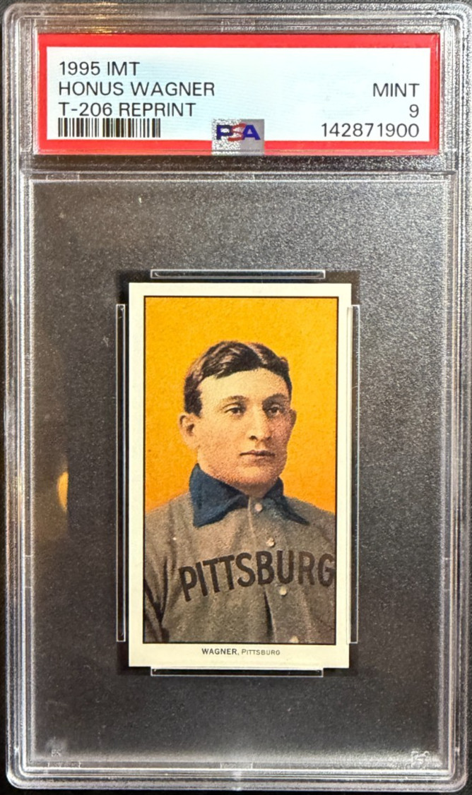 1995 Imt T-206 Reprint Honus Wagner T-206 Reprint PSA 9 Pittsburgh