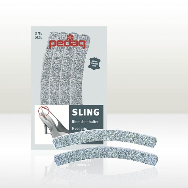 Pedag 'Sling' anti slip suede heel grips for high heel slingback shoes