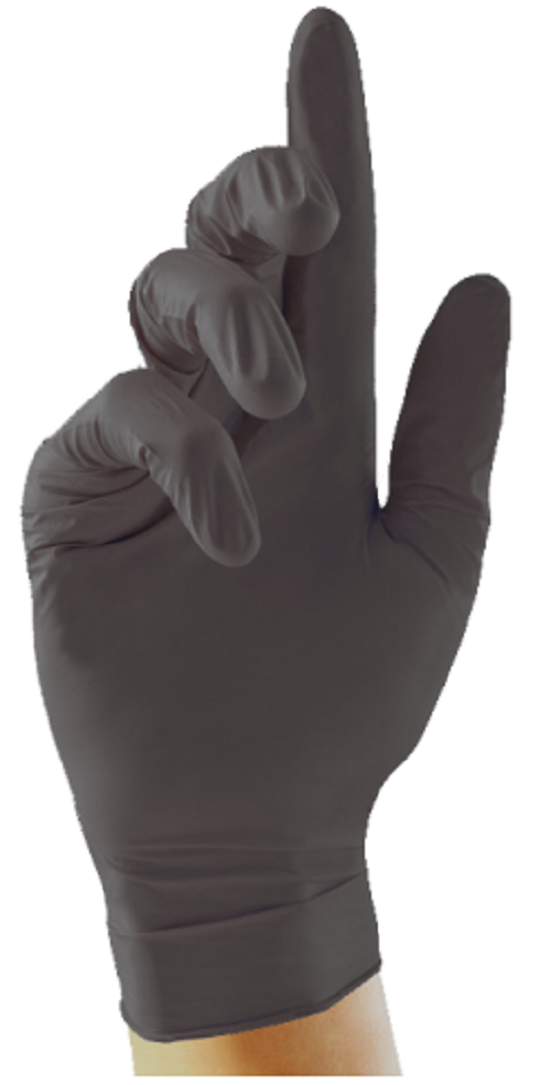 Unigloves Black Pearl Strong Nitrile Disposable Gloves Medical Tattoo