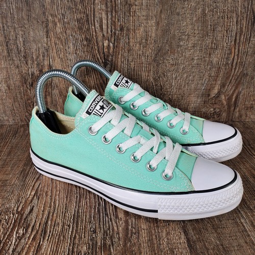 Mint Green Low Sneakers Shoes 
