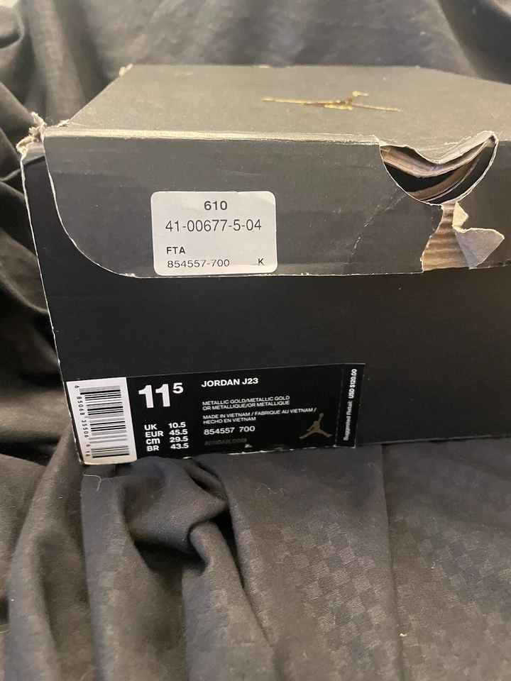 Talla 11.5 - Jordan J23 Dorado - 854557-700 Foto 2 de 4