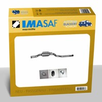 Imasaf Auspuff Msd Mitteltopf FüR Ford Sierra + Kombi + SchräGheck 1.6-2.0I