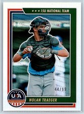 Nolan Traeger 2022 Panini USA Baseball Longevity Holo Gold SN #/99 #87