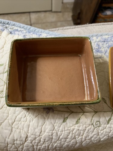 Vintage Stangl Art Pottery Terra Rose Cigarette Trinket Box - Picture 3 of 8