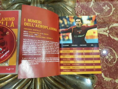 CALCIO A.S. ROMA ** Vincenzo MONTELLA : Aeroplanino ** RARO - 第 3/4 張圖片