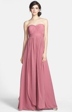 NWOT  primerose  Jenny Yoo 'Aidan' Convertible Strapless Chiffon Gown size  14