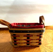 Longaberger Collectors Club Proudly American Salt and Pepper Basket Combo