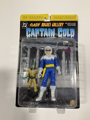 Captain Cold Flash Gordon Gallery Action Figure Sealed In Package Has Wear DC