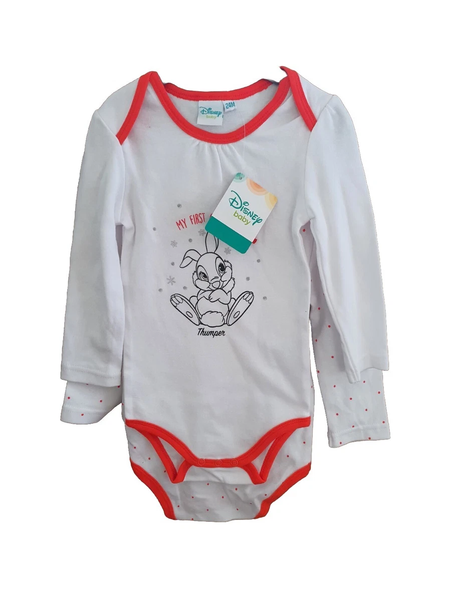 Bodies Disney fille 24 mois manches longues 100 coton Bunny Happy