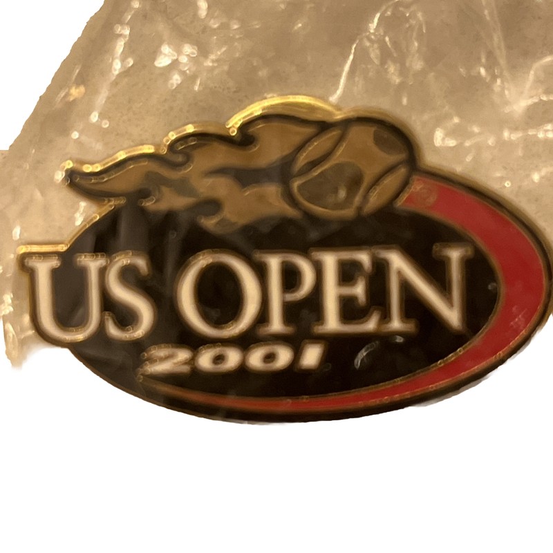 2001 US Open Tennis Tournament Lapel Pin, Button Souvenir