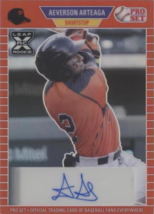 2021 Leaf Pro Set Metal - Aeverson Arteaga #PA-AA1 - 1 of 1
