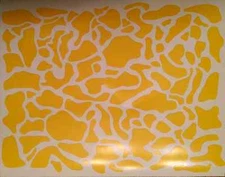 VINYL HIGH BAKE HEAT GUN STENCIL -MULTI-CAM (2 Pack) WEEDED for CERAKOTE  PAINT