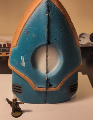 Painted Sci-Fi alien monolith - Warhammer 40k/Kill team/other