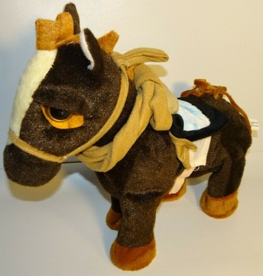 toy horse that moves and neighs