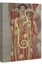 Gustav Klimt Hygieia Detail from Medicine Canvas Print 16 x 24