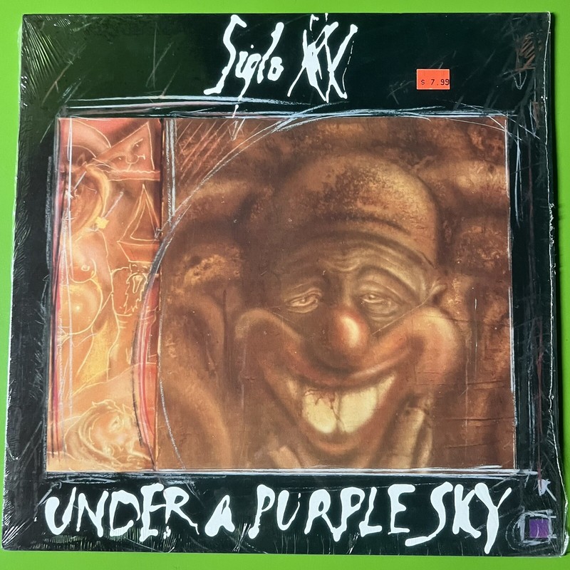 Siglo XX – Under A Purple Sky LP Darkwave Electronic Rock Alternative 1989 NM x